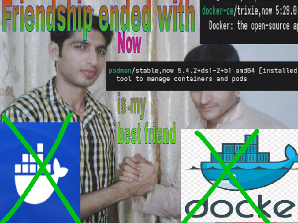 Wechsel von docker zu podman